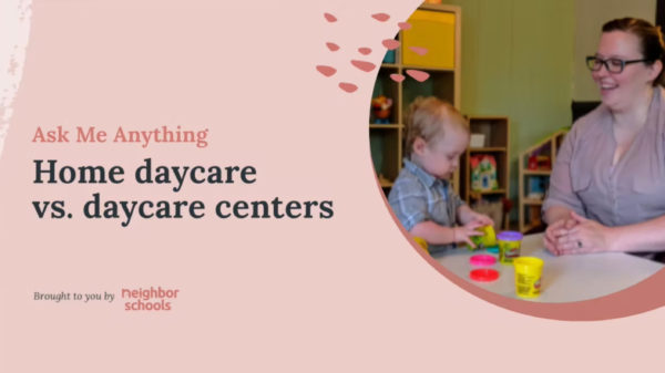 owning a home daycare vs working in a daycare center or preschool